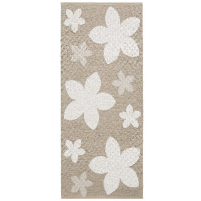 Flower beige - plastmatta